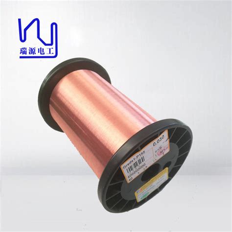 Solderability Enameled Magnet Wire Uew 155 Insulation 0 28mm Copper