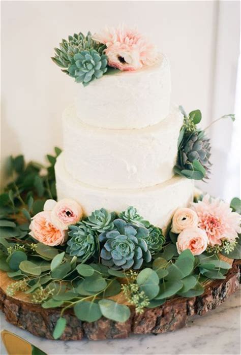 20 Succulent Wedding Cake Inspiration That Wow