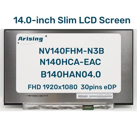 Tela LCD Do Port Til 14 0 NV140FHM N3B N140HCA EAC N4B B140HAN04 0