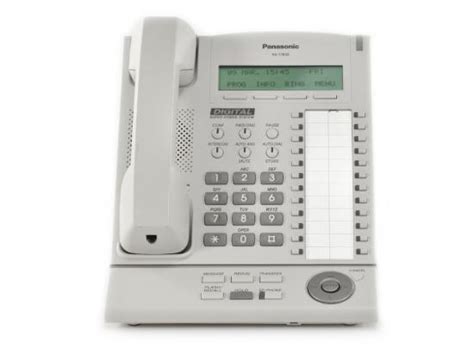 Panasonic KX-T7633 24 Button Digital Display Telephone White