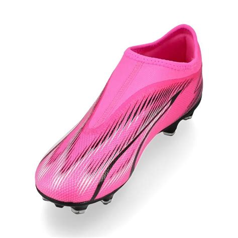 Puma Ultra Match Laceless Fg Ag Phenomenal Poison Pink Wei Schwarz