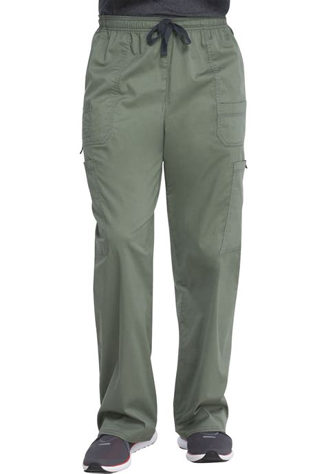 Gen Flex Mens Drawstring Cargo Pant In Olive 81003 Oliz From Cherokee