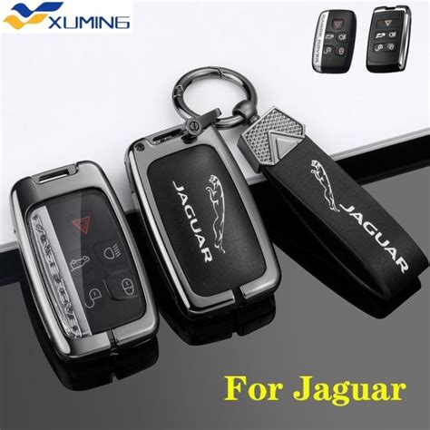 Xuming Car Key Case Cover Keychain Holder For Jaguar Xe Xf Xfr Xj Xjl F