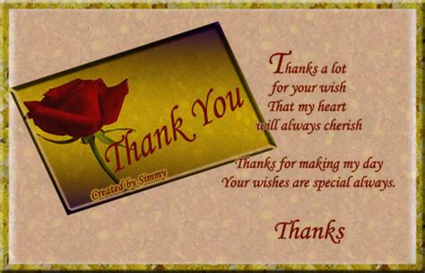 Thanks For Your Special Wishes. Free For Everyone eCards, Greeting ...