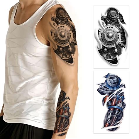 Robot Arm Tattoo Sleeve