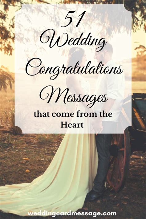 51 Wedding Congratulations Messages Wedding Card Message