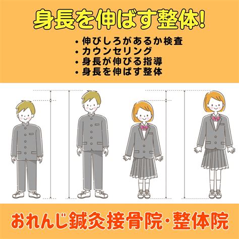 身長を伸ばす整体（のび活） おれんじ鍼灸接骨院･整体院