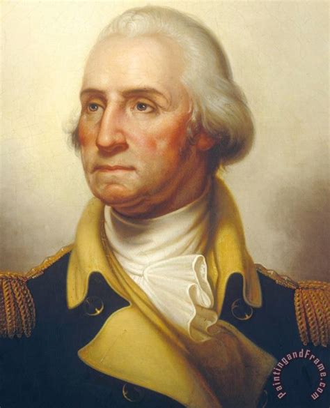 Rembrandt Peale George Washington Painting George Washington Print