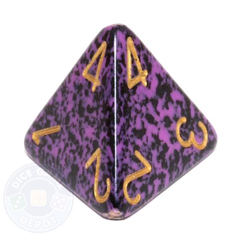 Speckled Hurricane 4 Sided Dice D4 For Sale Dice Game Depot