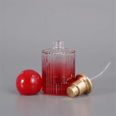 30ml Round Refillable Glass Perfume Bottle With Screw Sprayer R Gpb07 Ruispack