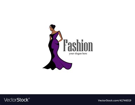 Fashion Logo Design Clothes Shop Royalty Free Vector Image