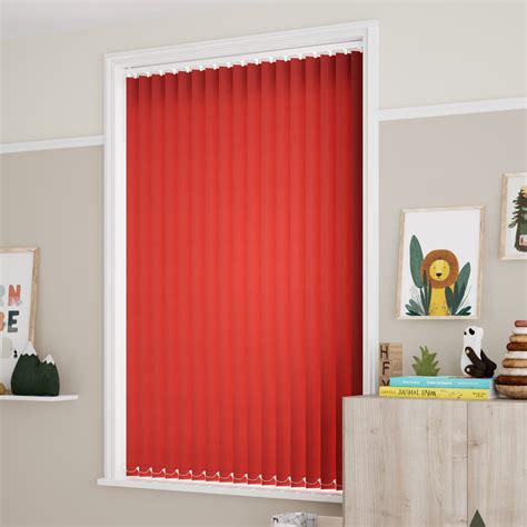 Valencia Red Vertical Blind Blinds 2go