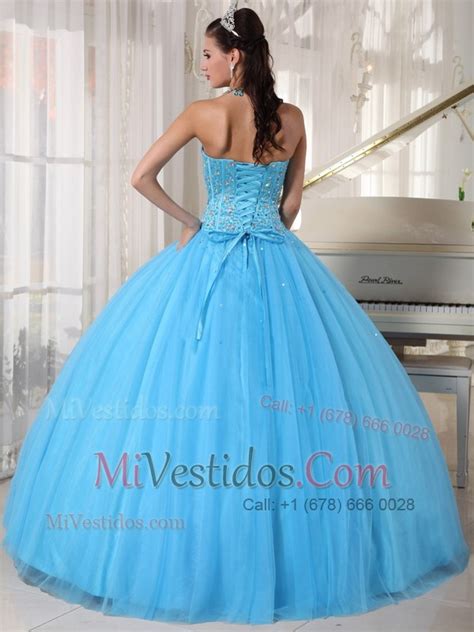 Venta Vestidos De Color Azul Cielo En Stock