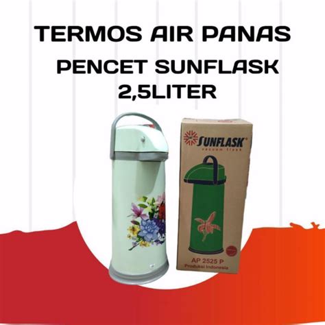 Jual Termos Pencet Termos Air Panas Sunflask 2 5liter Shopee Indonesia