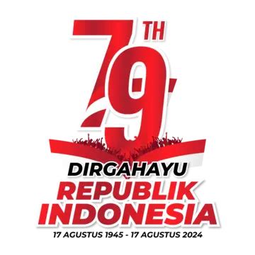 Greeting Card Of Hut Ri 79 Indonesian Independence Day 17 August 2024