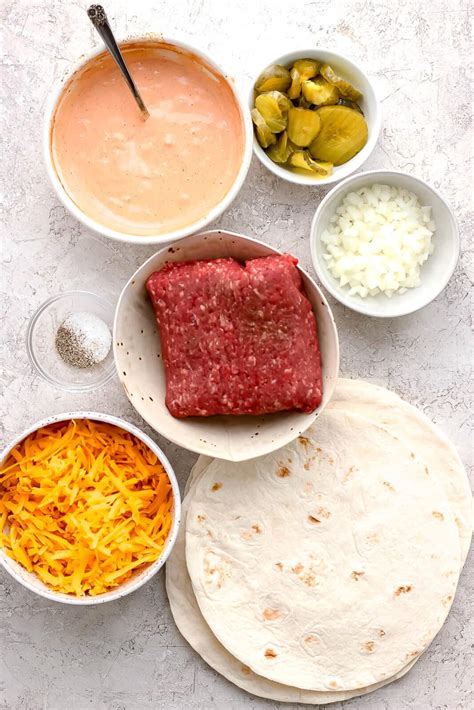 Cheeseburger Quesadilla Special Sauce The Wooden Skillet
