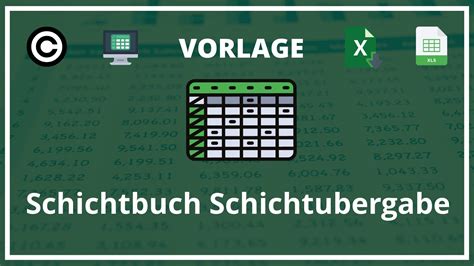 Schichtbuch Schichtübergabe Vorlage Excel