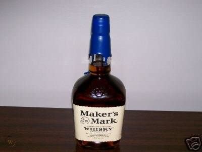 Maker's Mark 1993 Blue Wax Bottle Signed Makers | #32863877