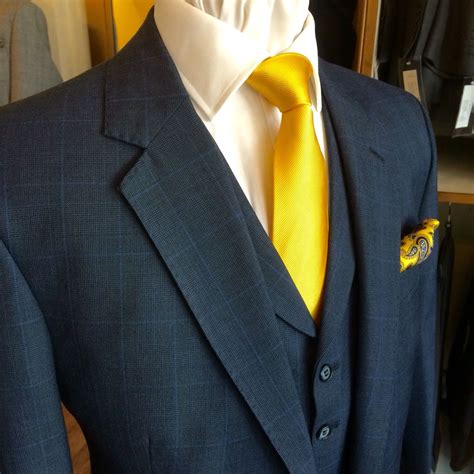 Blue Prince Of Wales Check Suit