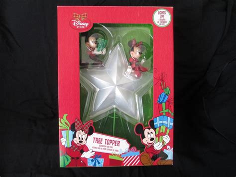 Mickey Mouse Christmas Tree Topper Disney Store (lights up) | #1844472227