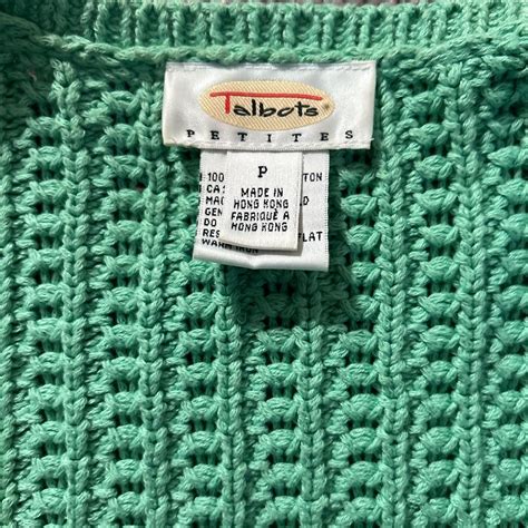 Talbots Women S Green Cardigan Depop