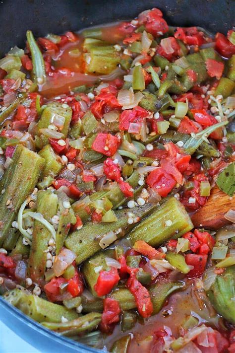 Stewed Okra and Tomatoes - Kenneth Temple