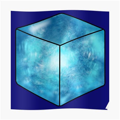 Tesseract Poster By Maplefoot Redbubble