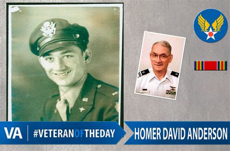 Veteranoftheday Army Air Corps Veteran Homer David Anderson Va News