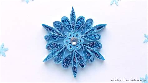 How to Make a Quilling Snowflake?