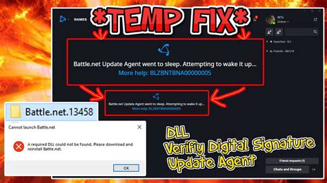 Temp Fix Logging Into Battle Net Dll Verifiy Digital Signature