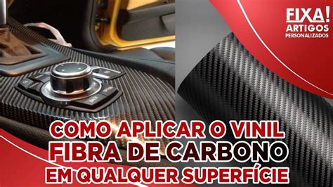 COMO APLICAR O VINIL FIBRA DE CARBONO EM QUALQUER SUPERFÍCIE DIY