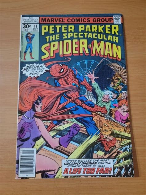 Spectacular Spider Man 11 Newsstand Variant FINE FN 1977 Marvel