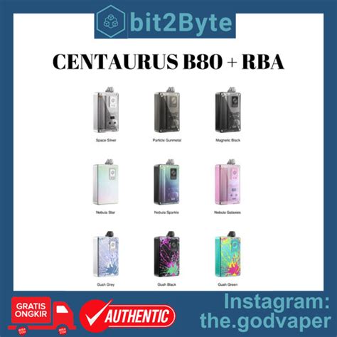 Jual Centaurus B80 with RBA - MAGNETIC BLACK - Jakarta Pusat - Bit2Byte ...