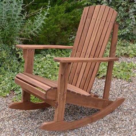 Buy Theatre Adirondack Chair Acacia Hardwood Outdoor Rocking Chairs