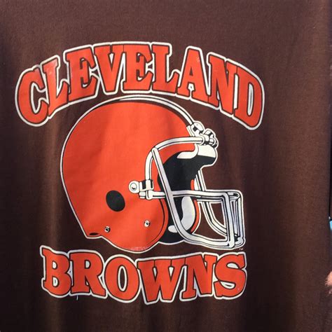 vintage Cleveland Browns Tshirt 1970s 80s Size XL