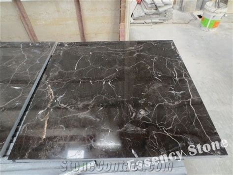 China Dark Emperador Marble Tiles 60x60cm Polishedchinese Brown