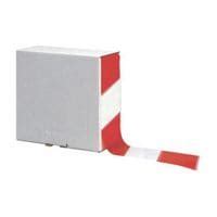 Shop Southgate Barrier Tape Polythene Mm X M Red White Lane