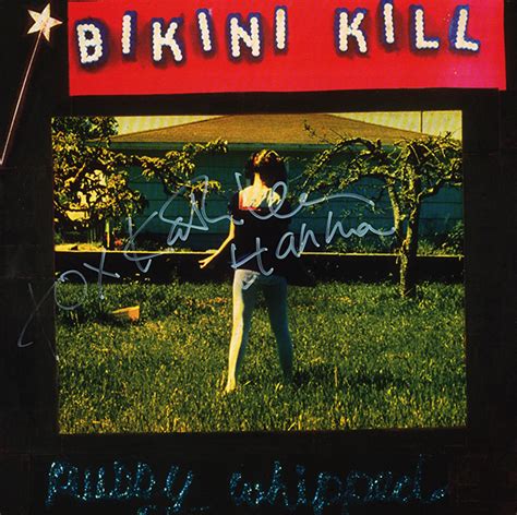 Bikini Kill Kathleen Hanna Signed Pussy Whipped Album Crossroad Collectibles