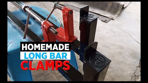 Homemade Long Bar Clamp How To Make Long Bar Clamps Youtube