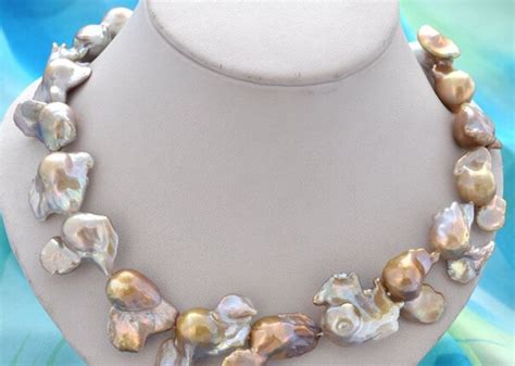 Ddh Baroque Lavender Reborn Keshi Pearl Necklace Discount