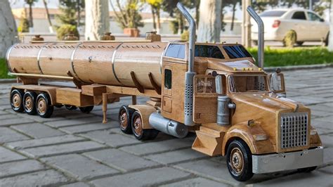 Wood Truck Kenworth W Lx Awesome Woodcraft Youtube