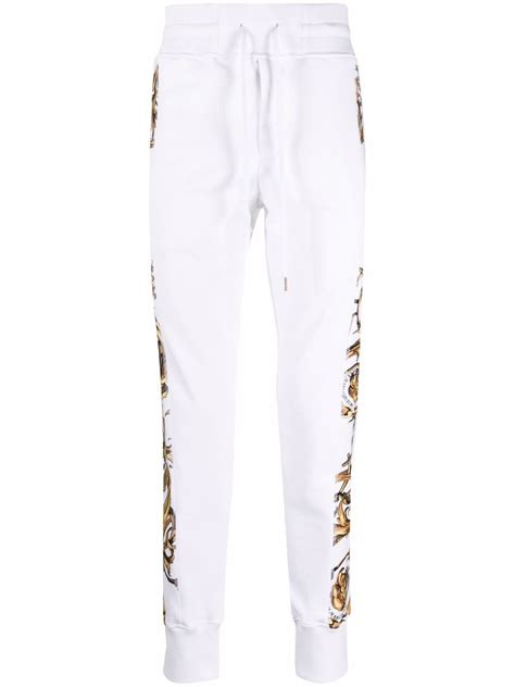 Buy Versace Jeans Couture Regalia Baroque Panelled Track Pants At 12 Off Editorialist