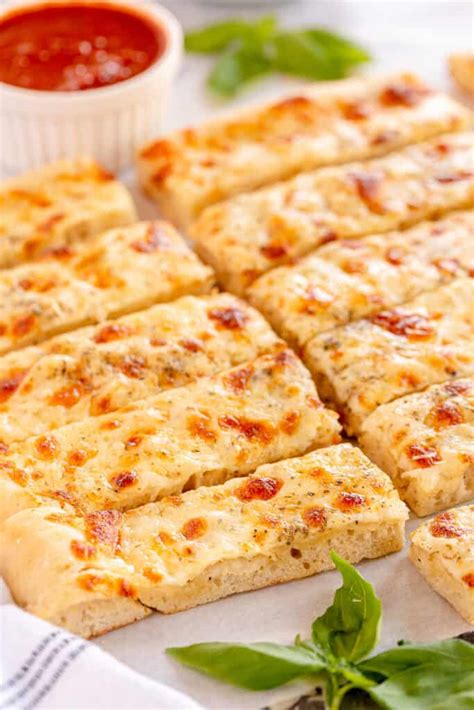 Homemade Cheesy Breadsticks Valerie S Kitchen