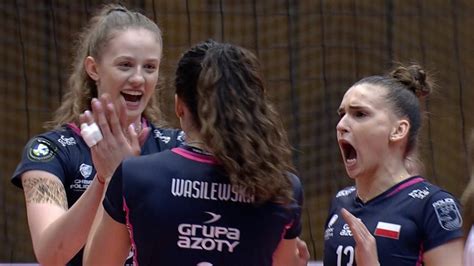 Liga Mistrzy Zesp Grupa Azoty Chemik Police Z Kolejnym Zwyci Stwem