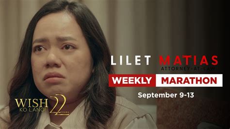 Lilet Matias Attorney At Law Weekly Marathon September 9 13 2024