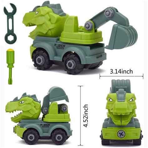 Excavateur T Rex Jouet De Construction Dinosaure Pour Enfants