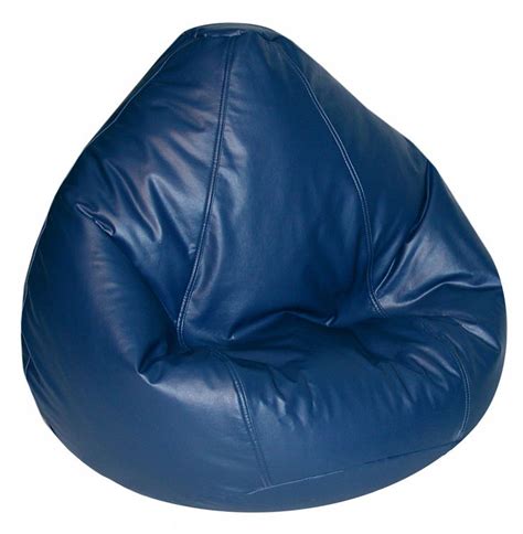 Navy Lifestyle Vinyl Bean Bag Chair Elite 30 1021 308 In 2021 Bean Bag Chair Large Bean Bag