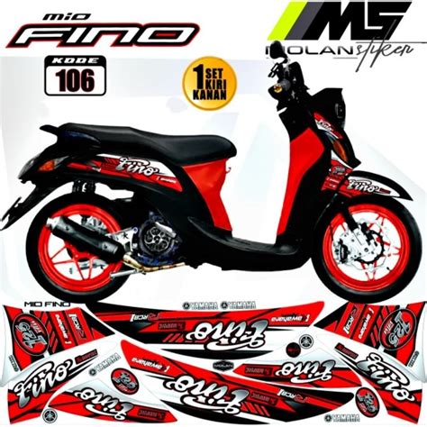 Jual Decal Sticker Striping Variasi Fino Fi 115 110 2014 2016 Fino