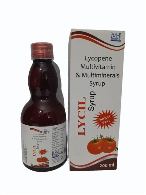 Lycopene Multivitamin Multimineral Syrup Sugar Free At Rs Bottle In