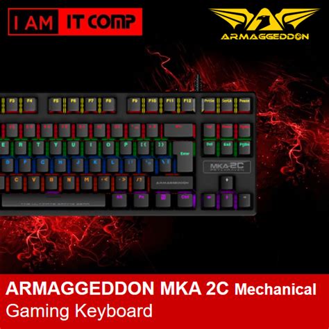 ARMAGGEDDON MKA 2C TKL RGB Psychraven Mechanical Switches Gaming